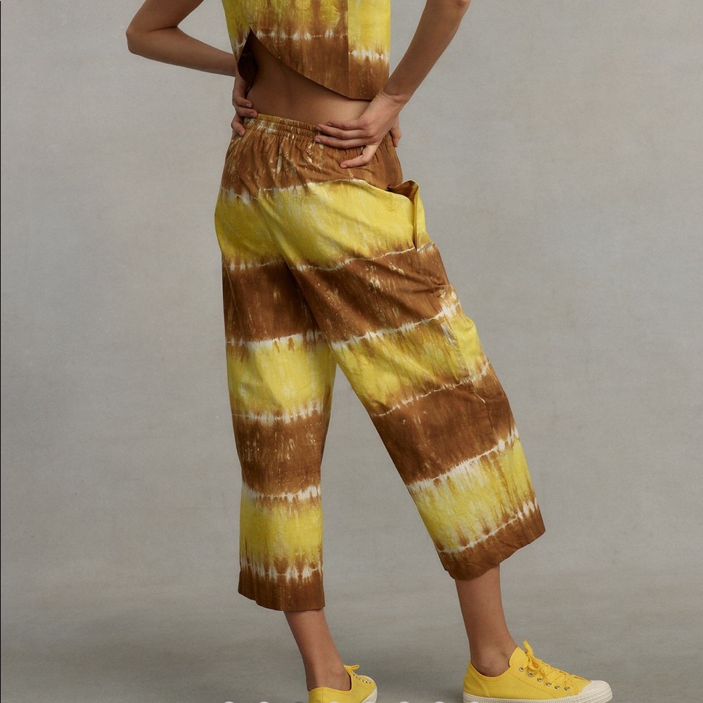 Anthropologie | WHIT TWO STRIPED TIE-DYE PANT SET | XS - Picture 4 of 7